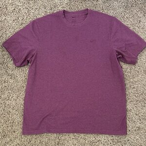 Nike Men's DRI-FIT Short Sleeve Tee in Purple